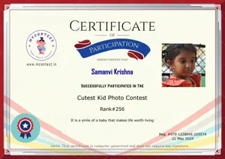 Certificate Preview