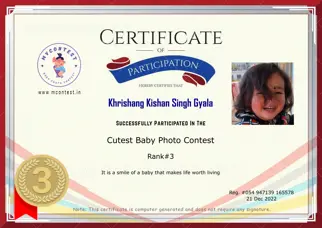 Certificate Preview