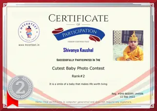 Certificate Preview