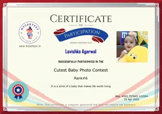 Certificate Preview