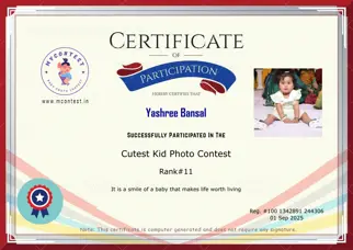 Certificate Preview