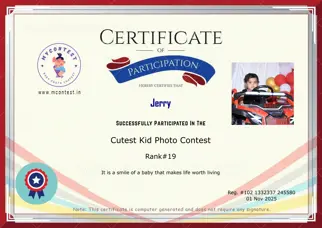 Certificate Preview