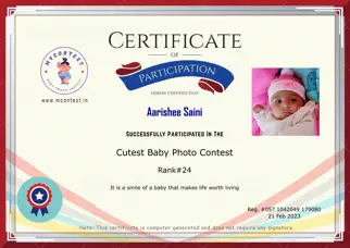 Certificate Preview