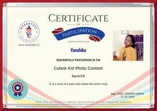 Certificate Preview