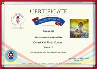 Certificate Preview