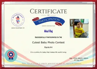 Certificate Preview