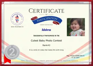Certificate Preview