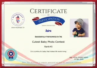 Certificate Preview
