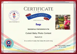 Certificate Preview