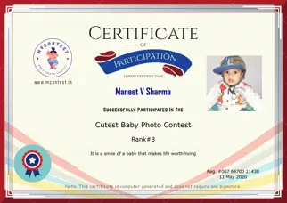 Certificate Preview