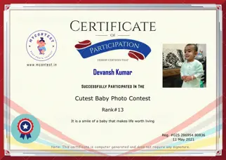 Certificate Preview