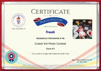 Certificate Preview