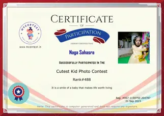 Certificate Preview