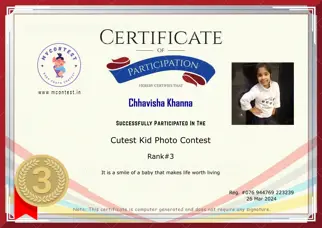 Certificate Preview