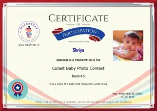 Certificate Preview