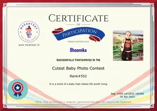 Certificate Preview