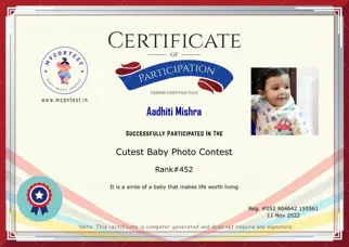 Certificate Preview
