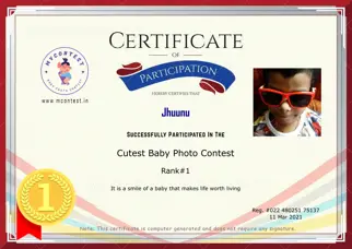 Certificate Preview