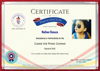 Certificate Preview