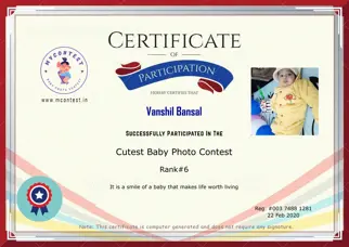 Certificate Preview