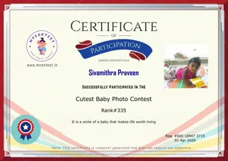 Certificate Preview