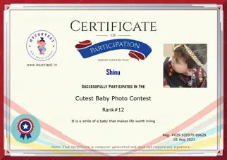 Certificate Preview