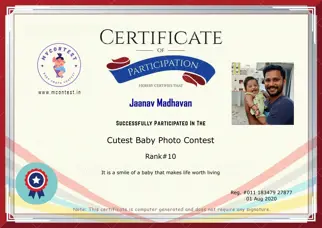 Certificate Preview