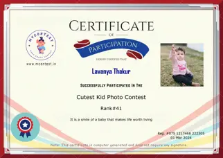 Certificate Preview