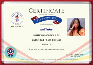 Certificate Preview