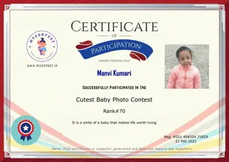 Certificate Preview