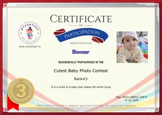 Certificate Preview