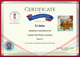 Certificate Preview