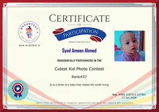 Certificate Preview