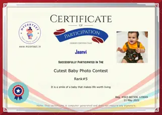 Certificate Preview