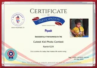 Certificate Preview