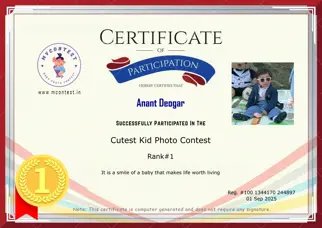 Certificate Preview