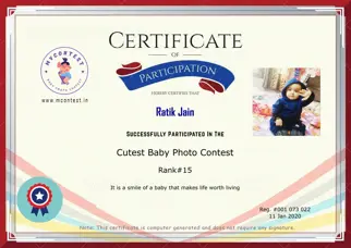 Certificate Preview