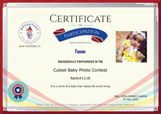 Certificate Preview