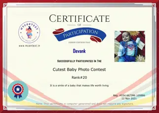 Certificate Preview