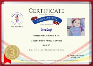 Certificate Preview