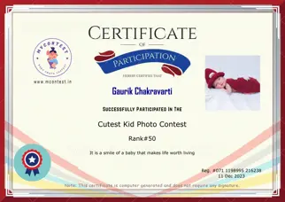 Certificate Preview