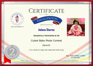 Certificate Preview