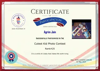 Certificate Preview
