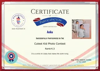 Certificate Preview