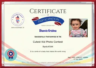 Certificate Preview