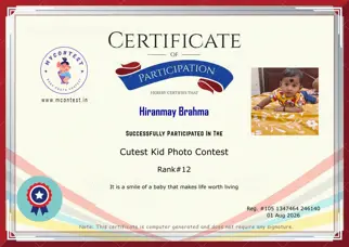 Certificate Preview
